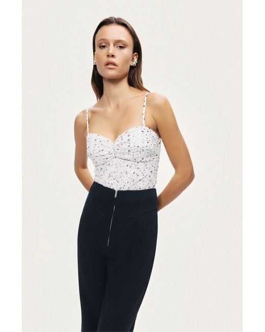Nocturne Black High-Waist Wide-Leg Pants