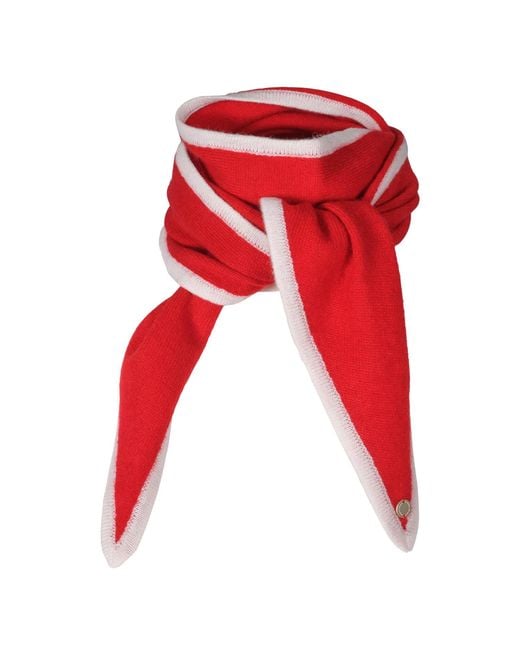 tirillm Red Ayla Small Neck Scarf