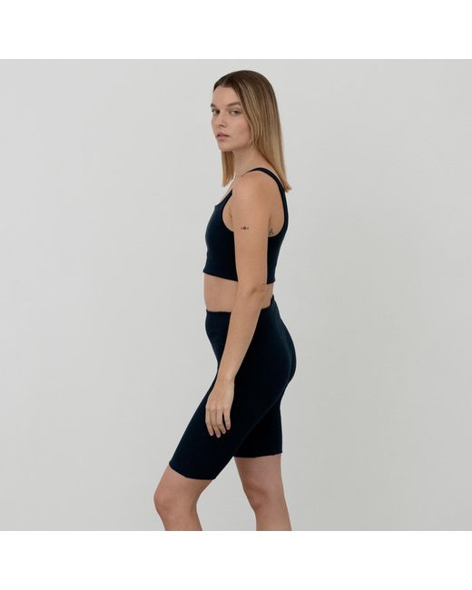 The Koozy Blue Charlotte High Waist Shorts
