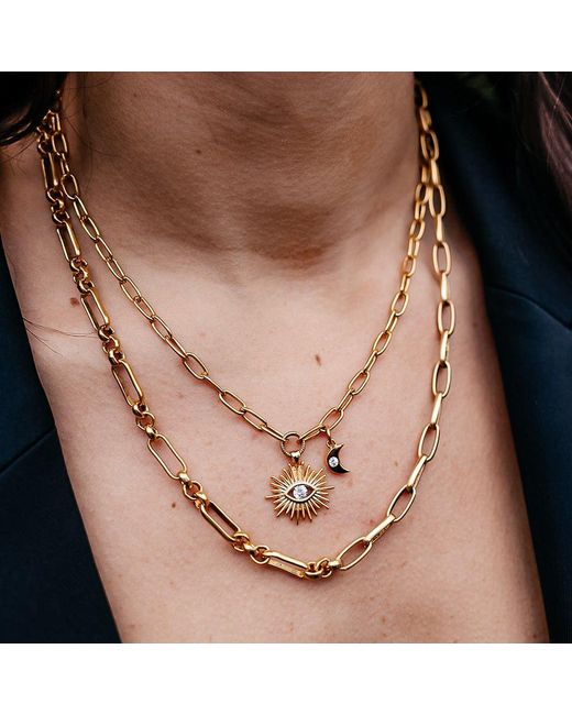 Loni Paul Jewelry Metallic Mixed Link Short Layering Chain