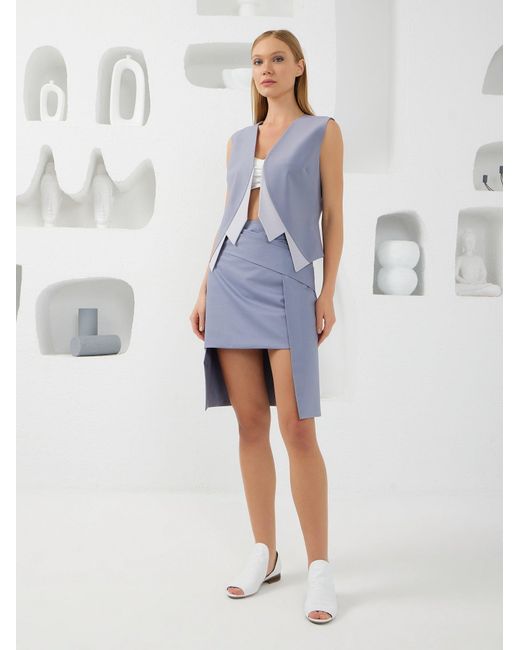 Lumina Eligma Blue Collar-Elle Vest