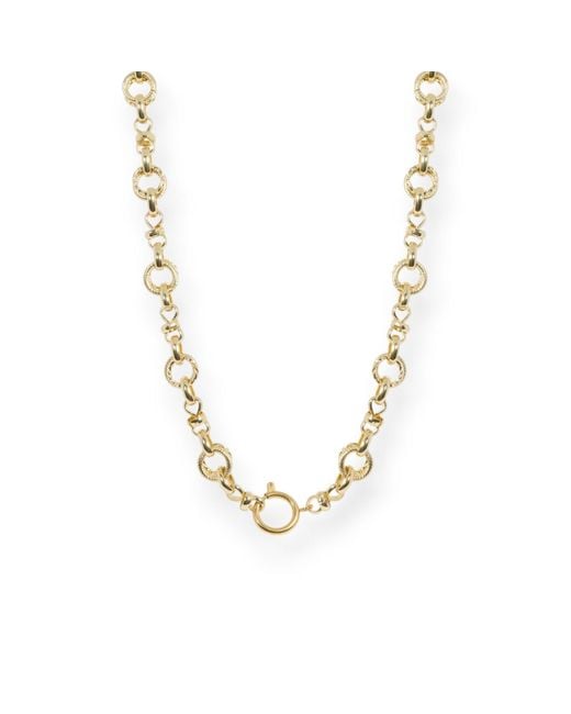 Alexie of Athens Metallic Ella Front Lock Charm Chain