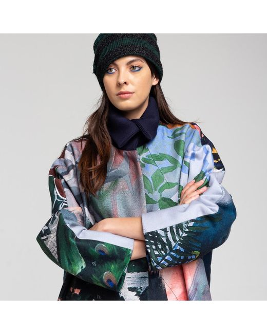 ARTISTA Blue Forest Short Coat