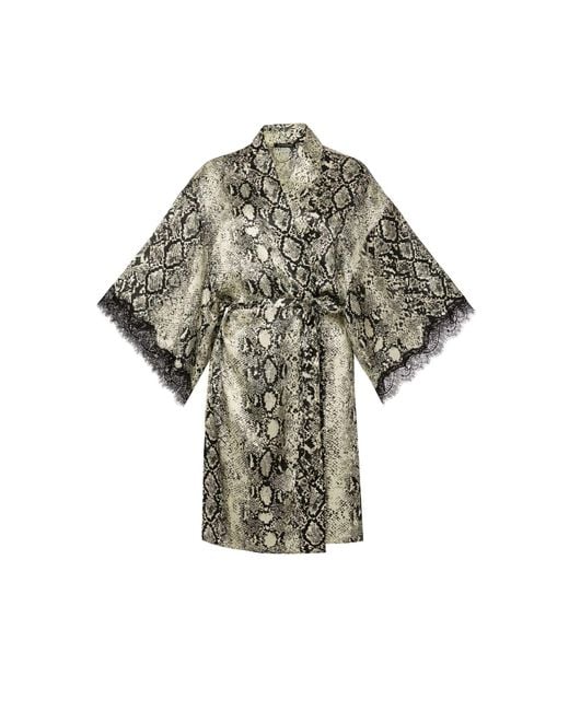 SAINTED SISTERS White Scarlett Robe Ivory Snake