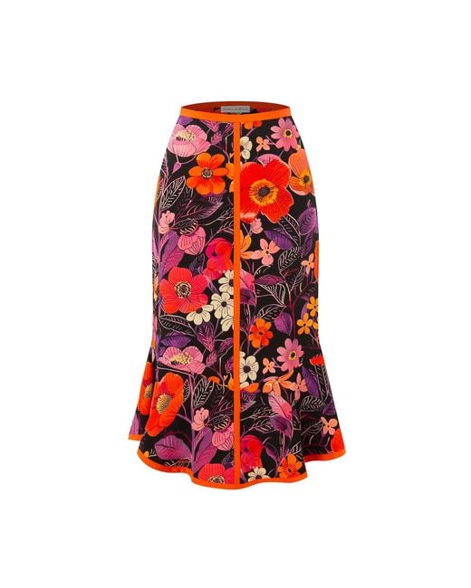 Emma Wallace Red Fly Skirt