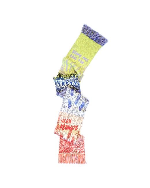 Ccy Currency Multicolor Peanuts Fan Scarf