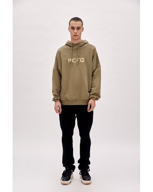 Pcfg Green Oversized Hoodie for men