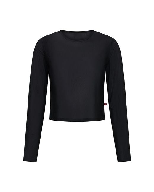 Bondi Active Blue Forma Power Mesh Top