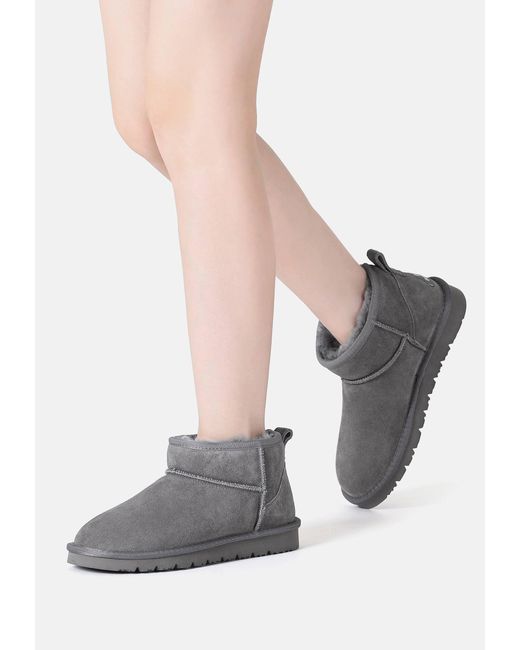 EverAu Australia Gray Finch Ultra Mini Classic Boots