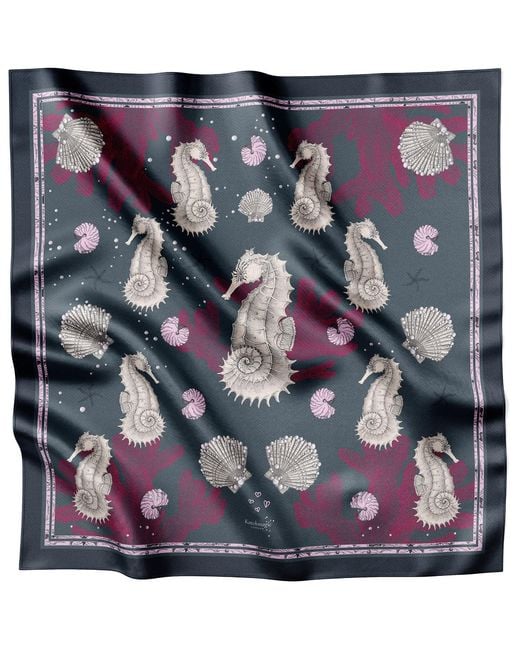 Lamberty Munich X Katchmagic London Blue Seahorses And Corals