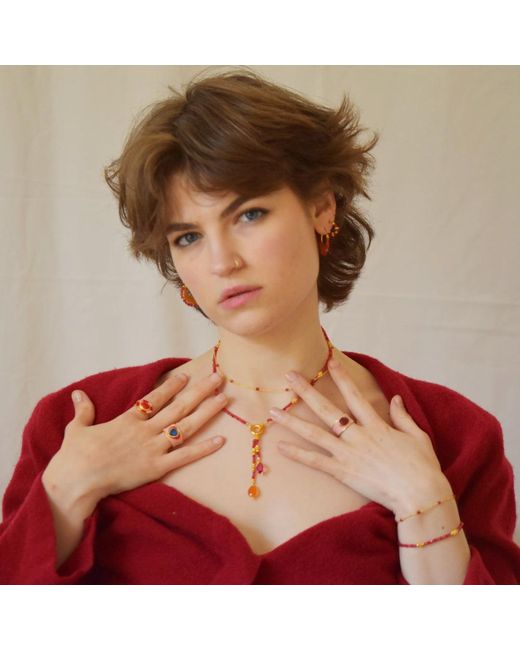 GEM BAZAAR Pink Sun Kissed Chain