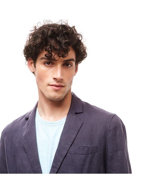 Haris Cotton Black Classic Linen Jacket for men