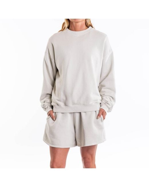 Ariko Gray Sandstone French Terry Day Short