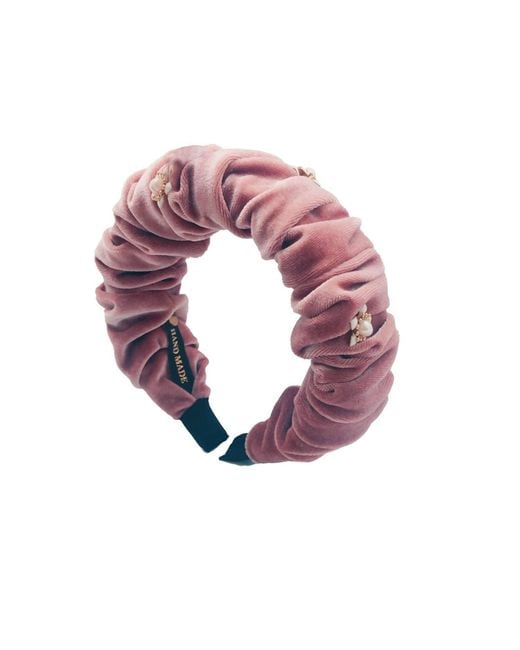 ADIBA Pink Carnation Handmade Headband
