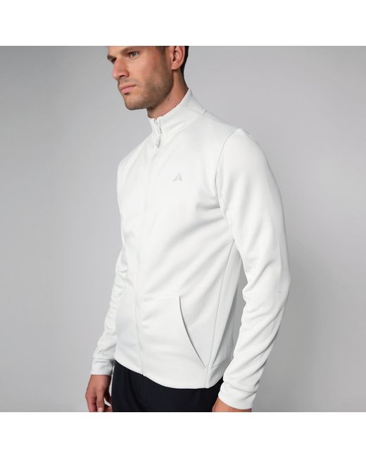 Aora Athletics Gray Performance Eco-Friendly Jacket For Gym, Yoga, Running, And Everyday Wear for men