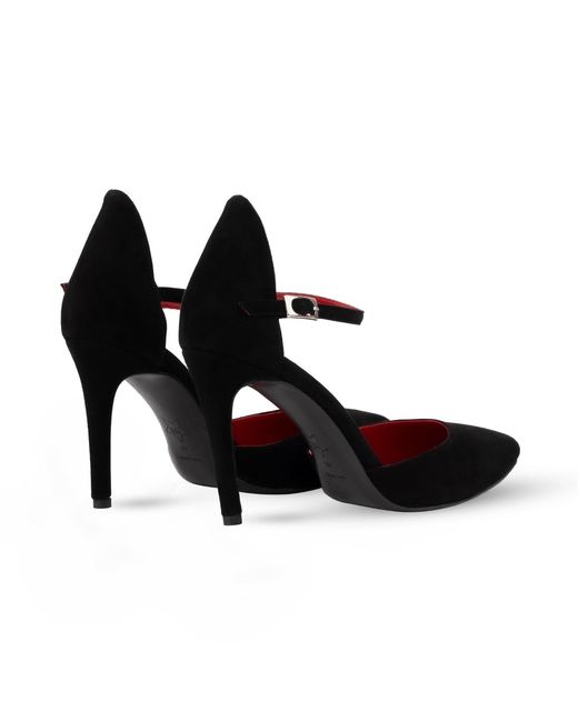Rosamund Muir London Red Lumina Suede Heels