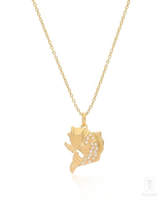 The Jewelz Metallic Neutrals Sea Song Fish Necklace – Nautical Jewelry Gift