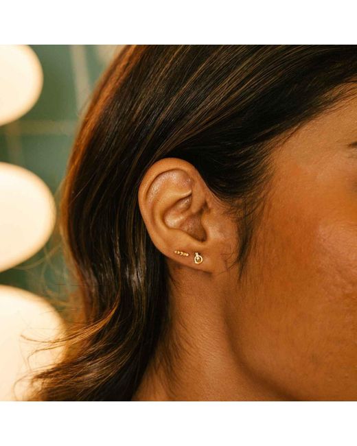 Inari Jewellery Metallic Halo Flatback Earrings