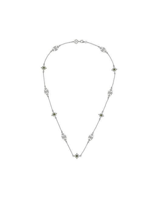 Zoe & Morgan Metallic Ayllu Necklace Chrome Diopside