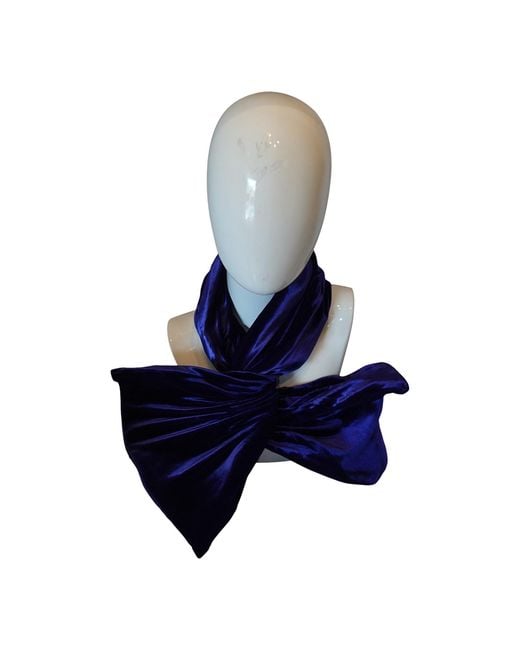 Romer Millinery Blue Twisturban Turban Cobalt Velvet