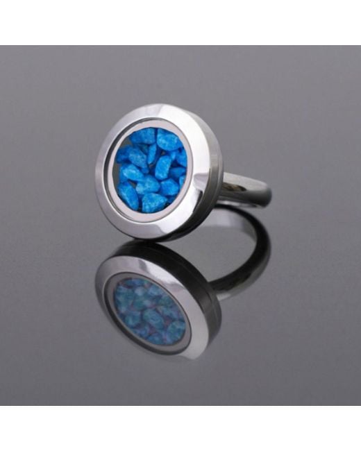 My Little Nature Blue Artisan Ring For