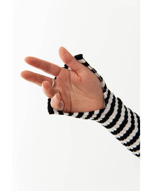 SALANIDA Black Brera Long-Sleeve Top B&W