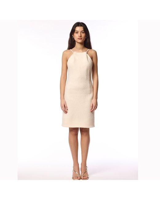 F.j.k by Farah Kadhimi Natural Eva The Ivory Knee Length Evening Dress