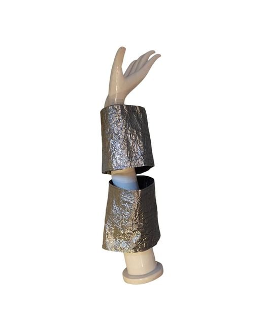 Romer Millinery Multicolor Morphy Moldable Cuff Pewter Set Of Two
