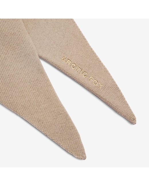 Arctic Fox & Co. Brown Neutrals Merino Wool Triangle Scarf