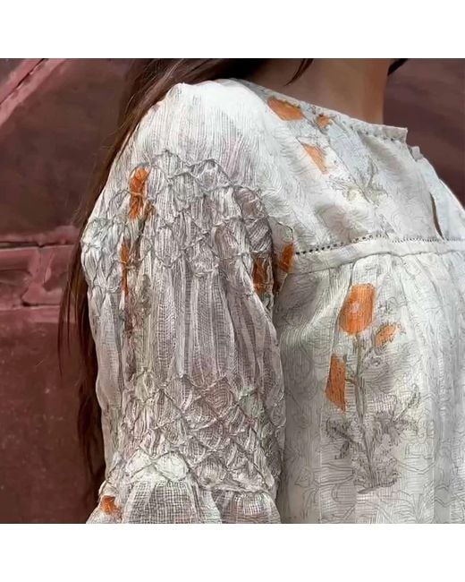 Liminal White Luna Blouse