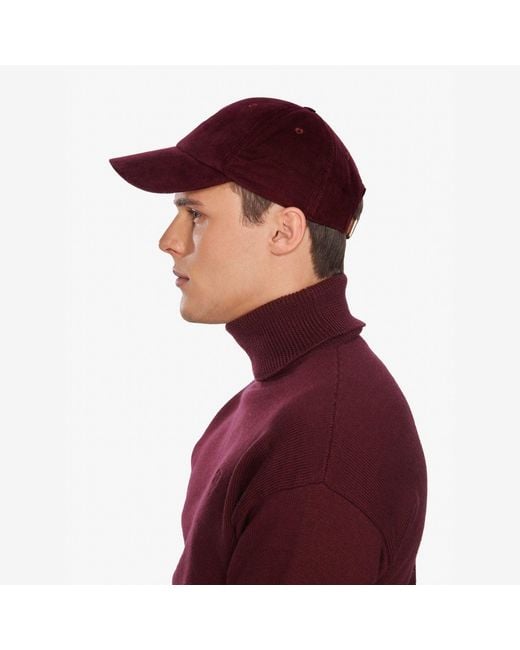 PLACE OF ELMS Red Cabernet Cap for men
