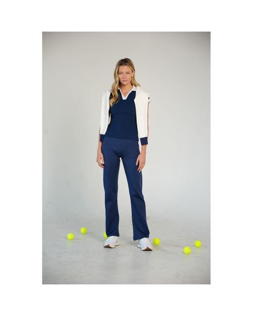 Veeva Blue Floridian Pant