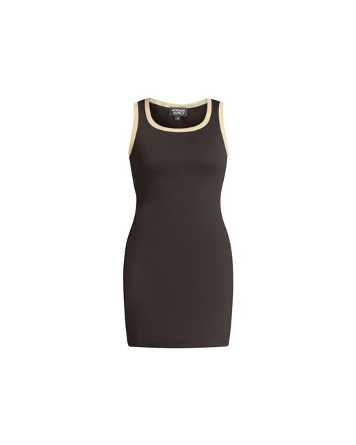 Known Supply Black Piped Bodycon Dress