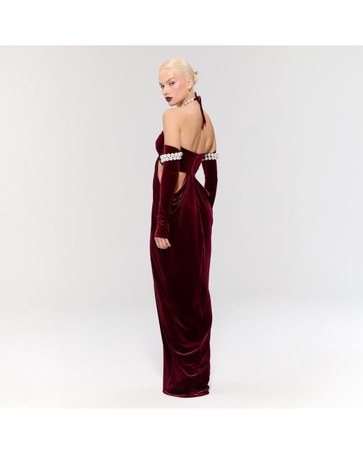 Nur Karaata Red Royal Ancestry Dress