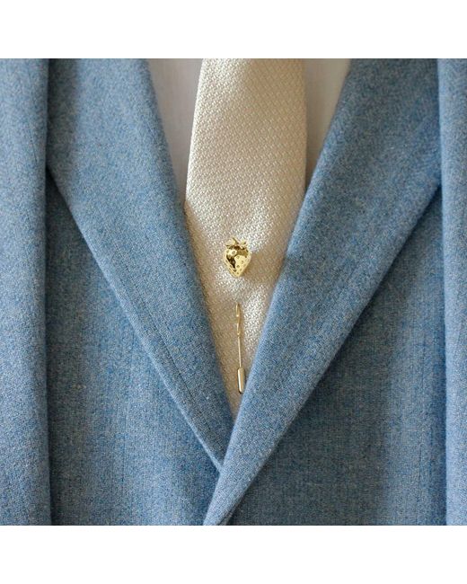 Lee Renee Metallic Strawberry Tie Pin for men