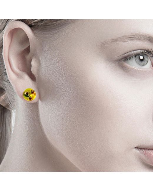Laura Daili Yellow A Wild Sunny Summer Meadow Earrings