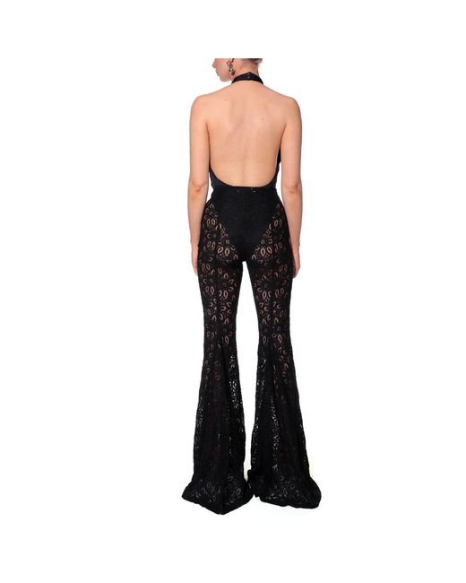 AGGI by HALEWSKI Blue Liv Body Suit With Open Back