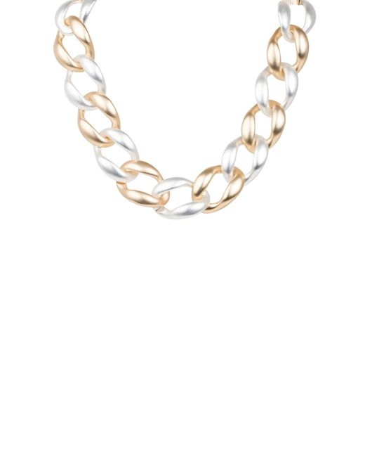 Saachi White And Chunky Necklace