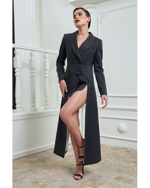 Lumina Eligma Black Opera Blazer Dress