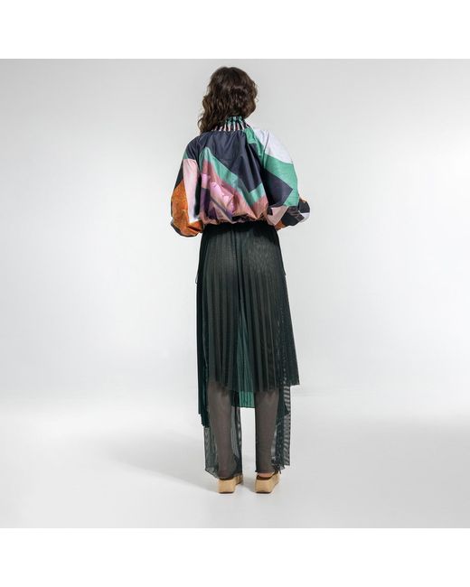 ARTISTA Blue Ivy Printed Zipped Jacket