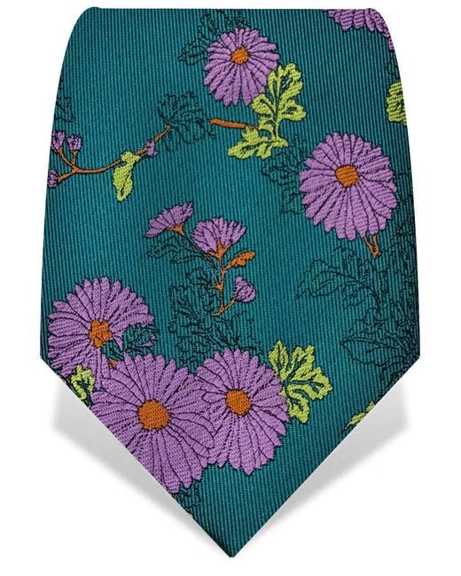 Gresham Blake Green Daisy Tie for men