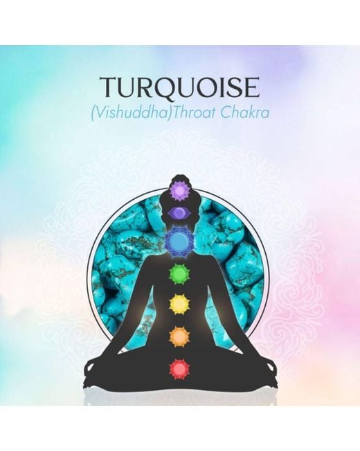 The Jewellery Store London Metallic Throat Chakra/Vishuddha Chakra Charm Necklace