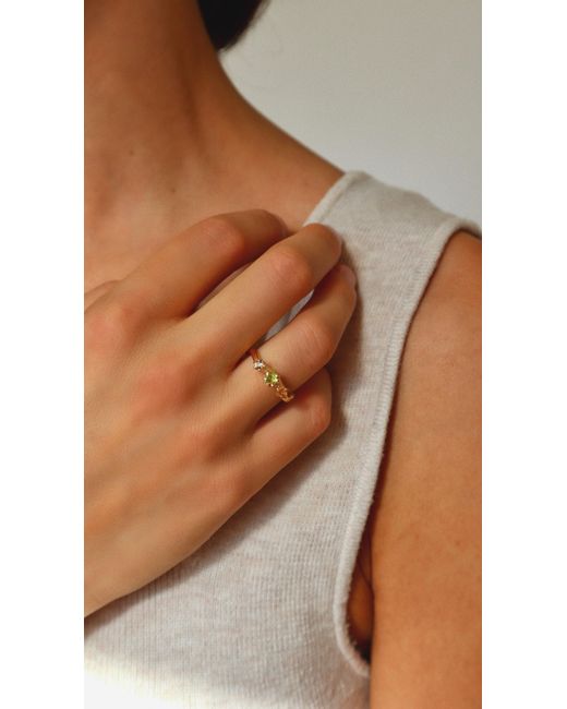Gem Island Metallic Aura Ring