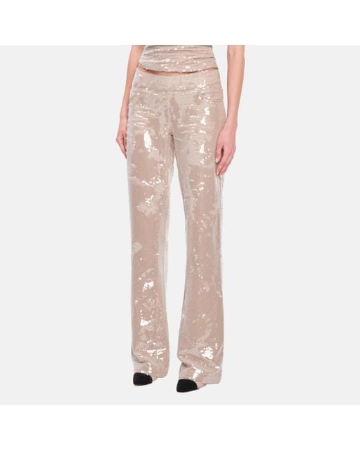 OW Collection Natural Neutrals Ruby Sequin Pants