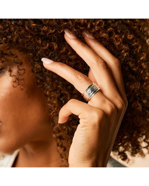 Charlotte's Web Jewellery White Karma Abundance Spinning Ring