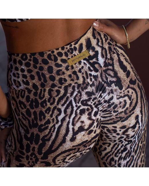 Befitnesslou Black Legging Leopard Queen