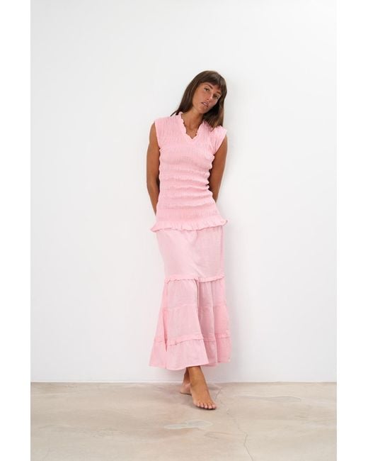 Par & Escala Pink Cami Dress