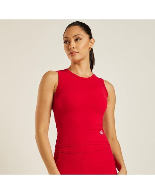 Be Athletica Red Be One Eighty Classic Tank