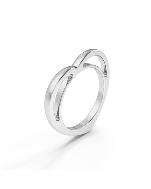 The Link Between Metallic Heartfelt Statement Ring