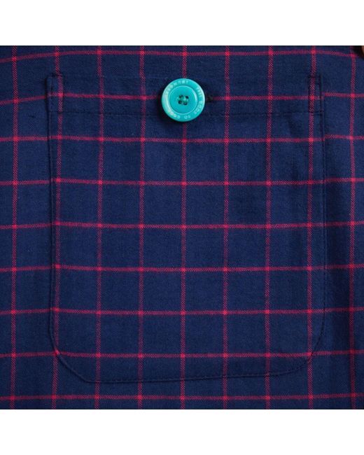 Lounge Blue Loungewear Trousers-Pants Atlantic Puffin Design Long Length